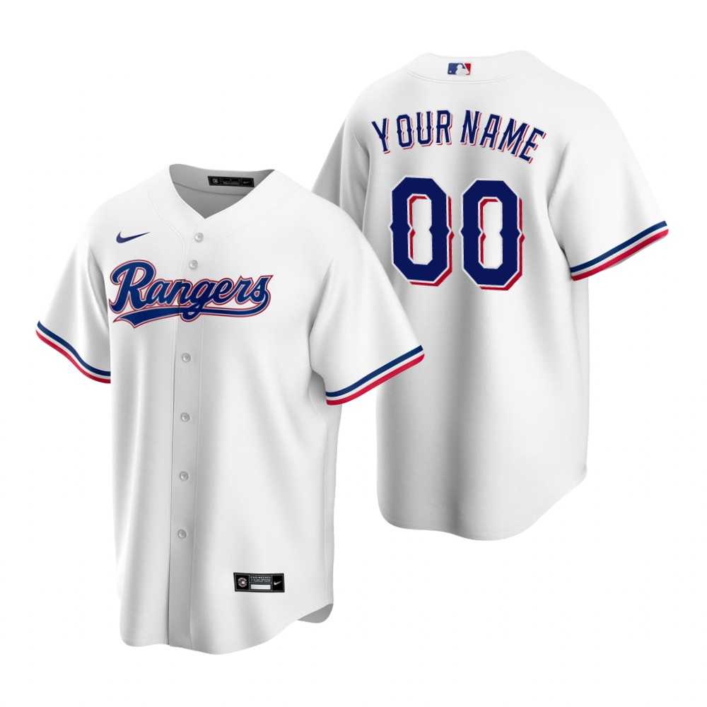 Texas Rangers Customized Nike White Stitched MLB Cool Base Home Jersey,We sell and wholesale Texas Rangers Customized Nike White Stitched MLB Cool Base Home Jersey on line form chian!
